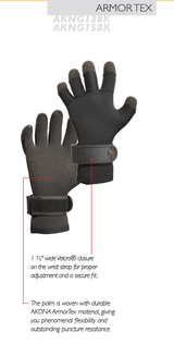 Akona Gloves - 5mm ArmorTex AKNG158K