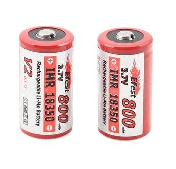 Liquivision Rechargeable IMR18350 Batteries 2-Pack