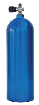Luxfer Aluminum 63  Blue Tank with K-Valve
