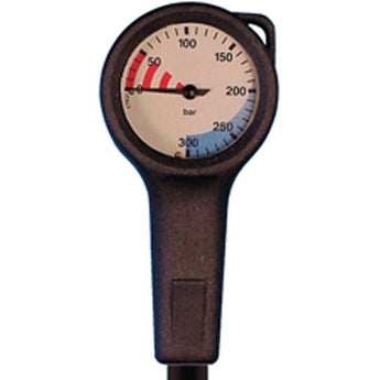 Trident Dive Equipment Slim Line Single Pressure Gauge, Metric