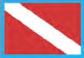 Trident Dive Flag Sticker